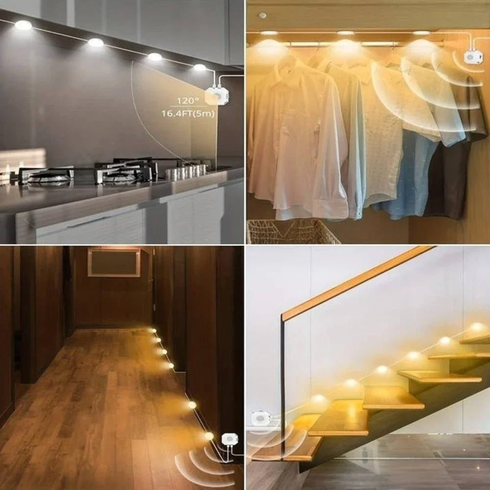 IKEA NEW Trettio Nickel Plated UNDER CABINET LIGHTS 3 pack by Mikael Warnhammar